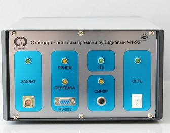 Rubidium standard of time and frequency Ch1-92